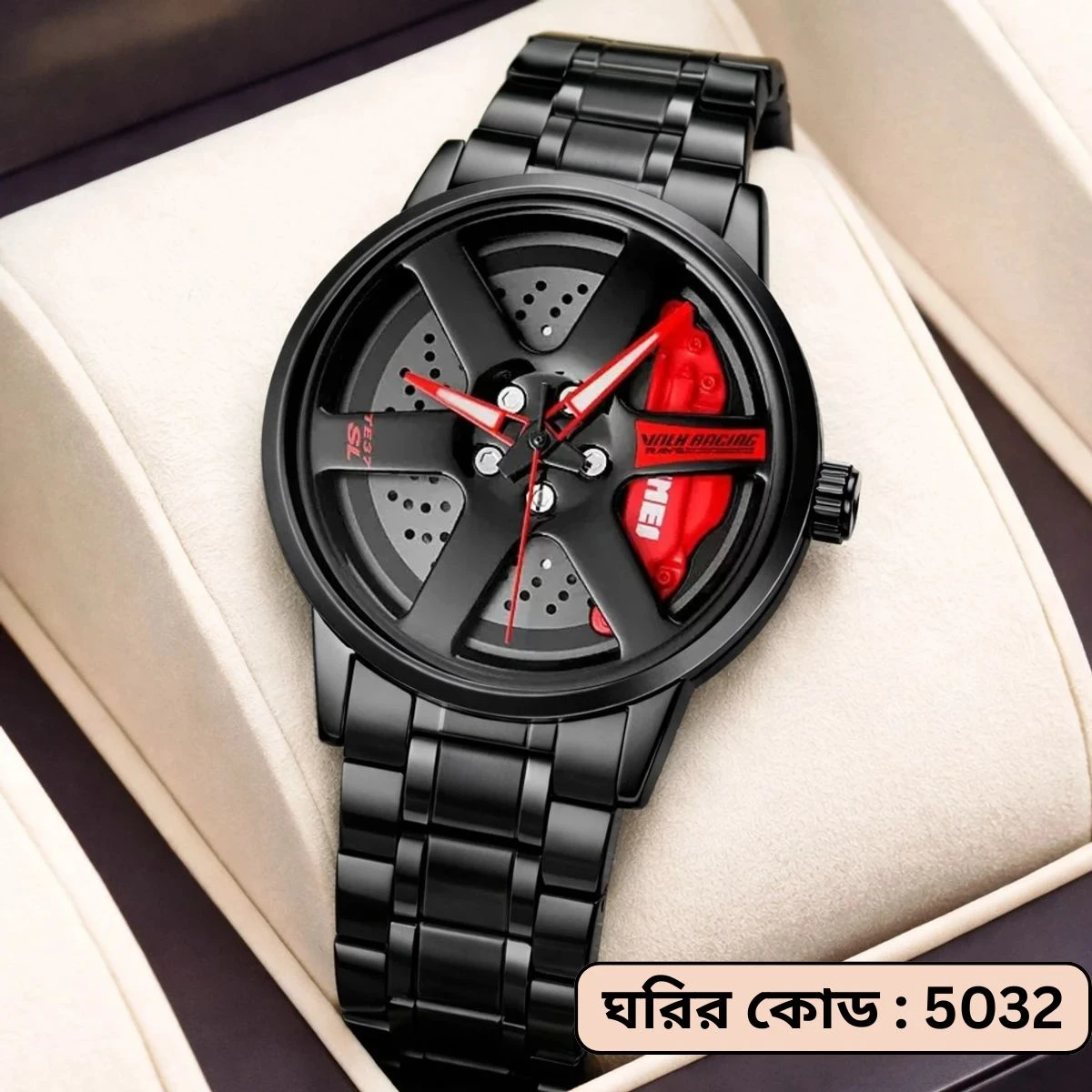SKMEI WATCH  MODEL 1787  CHAIN BLACK  DIAL  BLACK OR RED COLOUR WATCH FOR  MAN + এক পিস ব্যাটারি ফ্রি