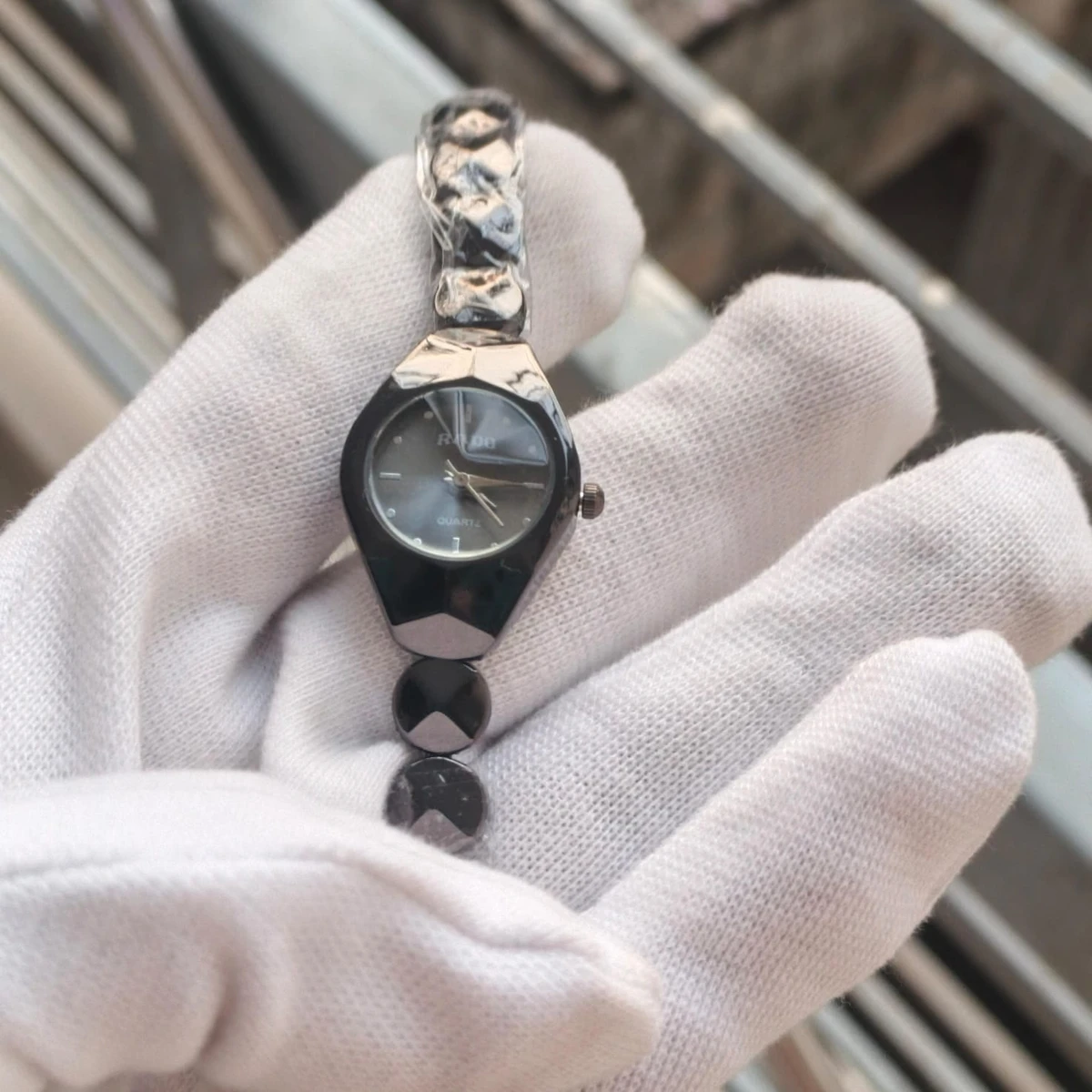 Luxury Ladis Watch Model 5590 Full  Black Colour Watch Ladis