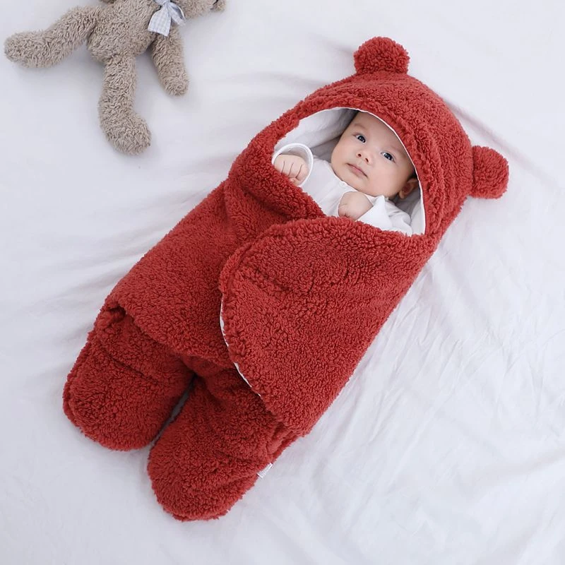 BABY SLEEPING BLANKET -RED