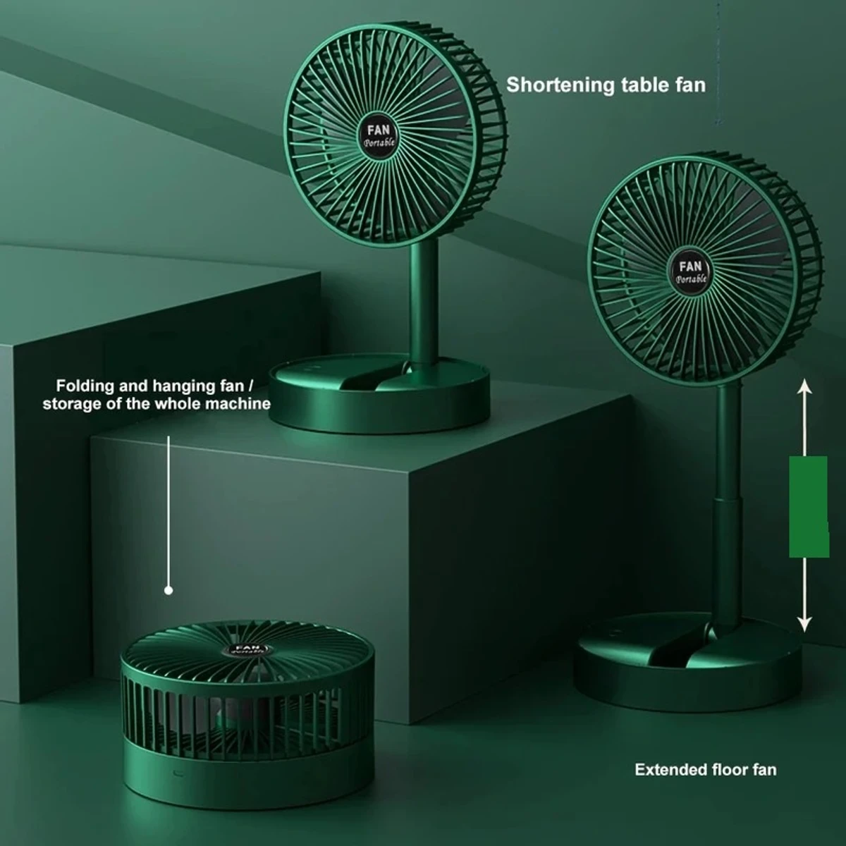 Rechargeable Fan Mini Electric Foldable Fan