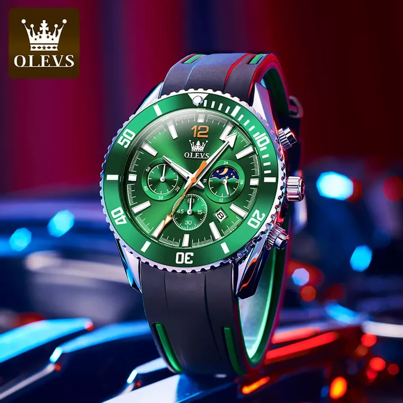 OLEVS WATCH MODEL 9916 Luxury Brand Sports Quartz Wrist Watch for Men