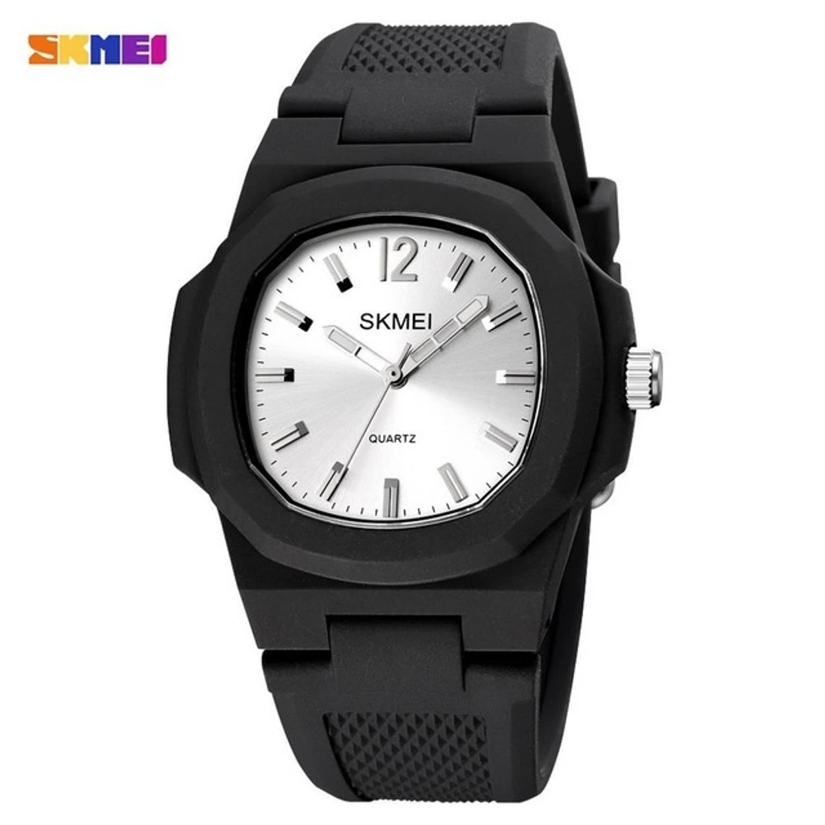 SKMEI Model 1717 Original Watch Retro Silicone Band Casual Analog Quartz Wristwatch 1717 Cool Watches Fashion Waterproof Sport Watch