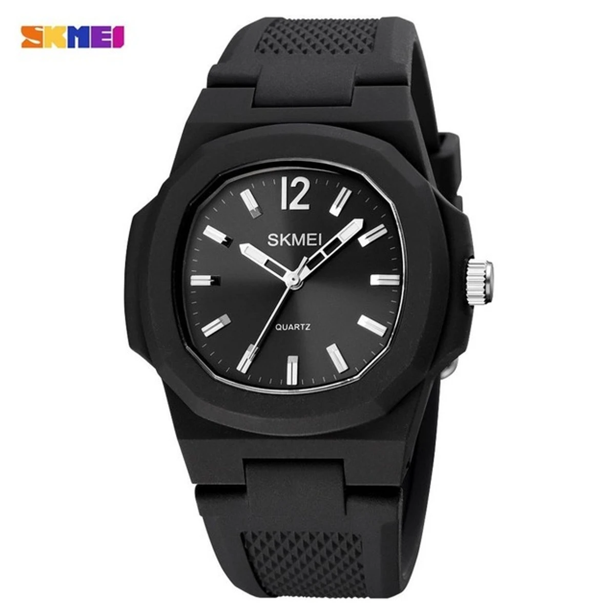 SKMEI Model 1717 Original Watch Retro Silicone Band Casual Analog Quartz Wristwatch 1717 Cool Watches Fashion Waterproof Sport Watch