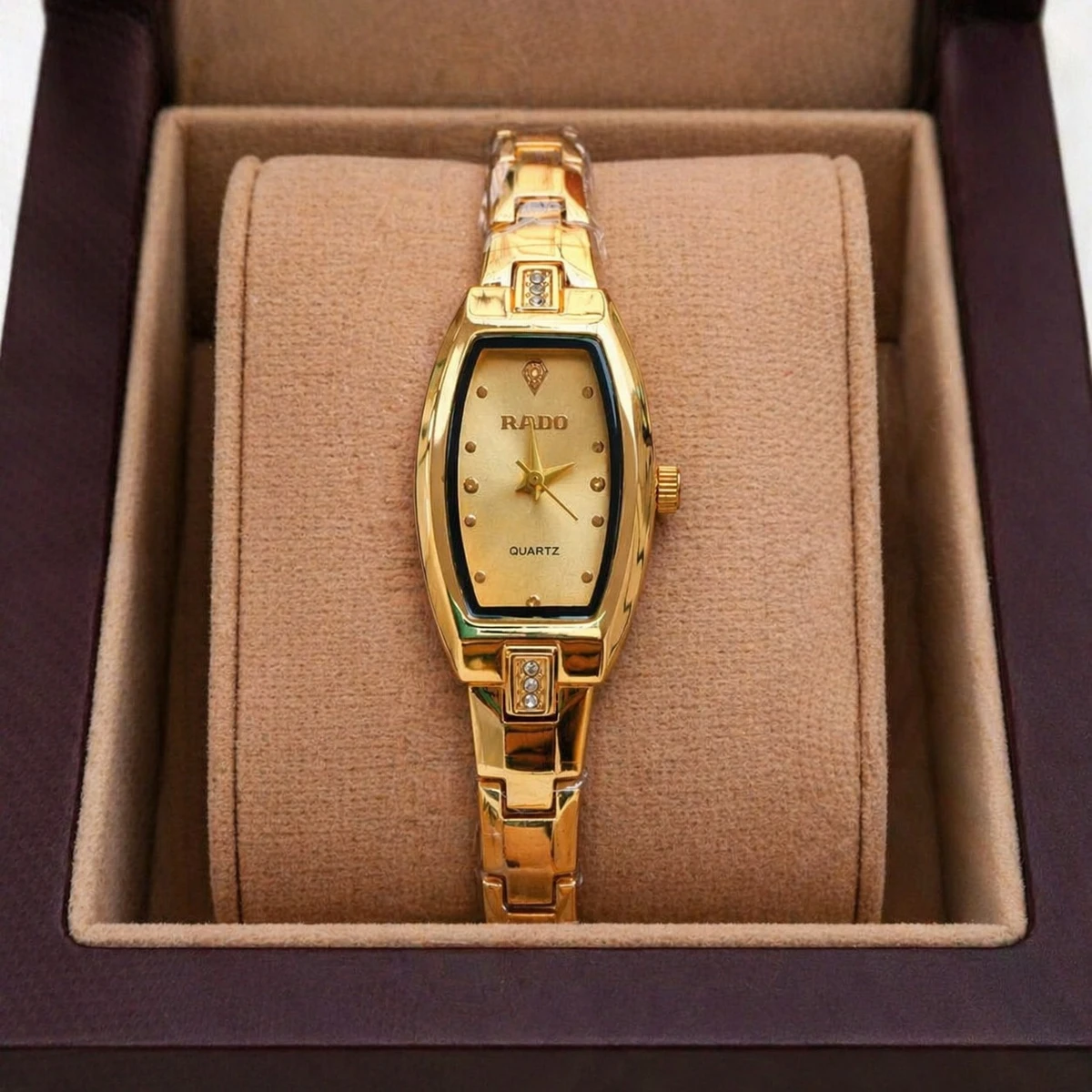 Luxury Ladis Watch Model 6090 Full Golden Colour Watch Ladis
