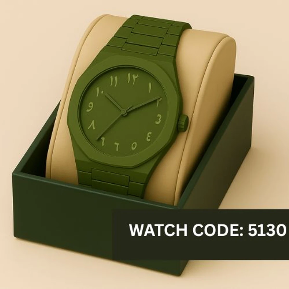 Arabic Plastic Carbon Fiber body Watch FULL JOLPAI COLOUR WATCH
