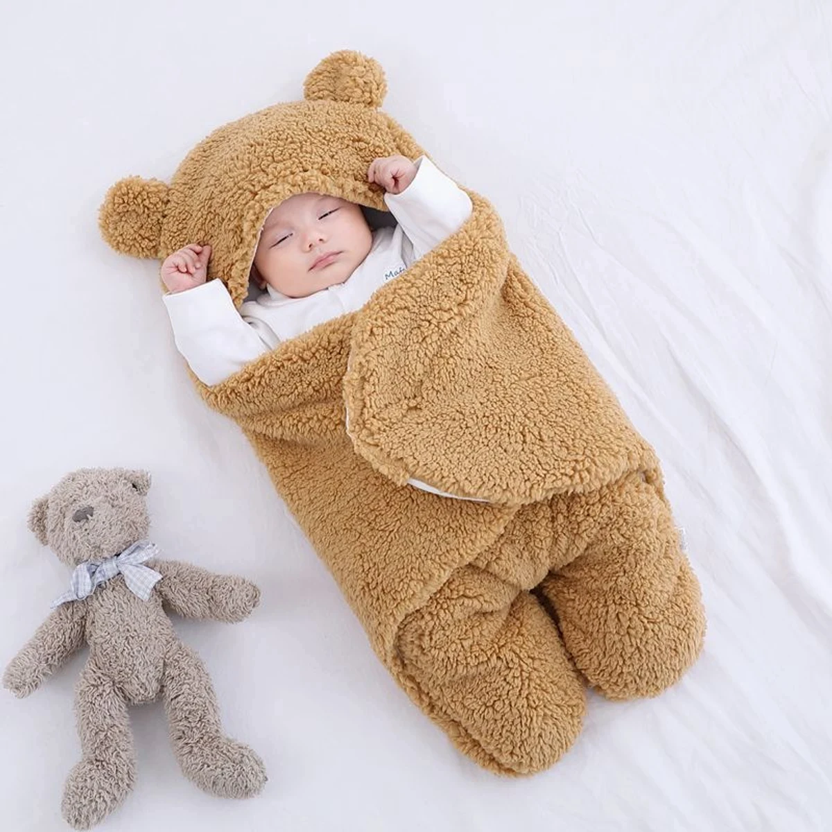 Baby Sleeping Blanket - Brown cooler